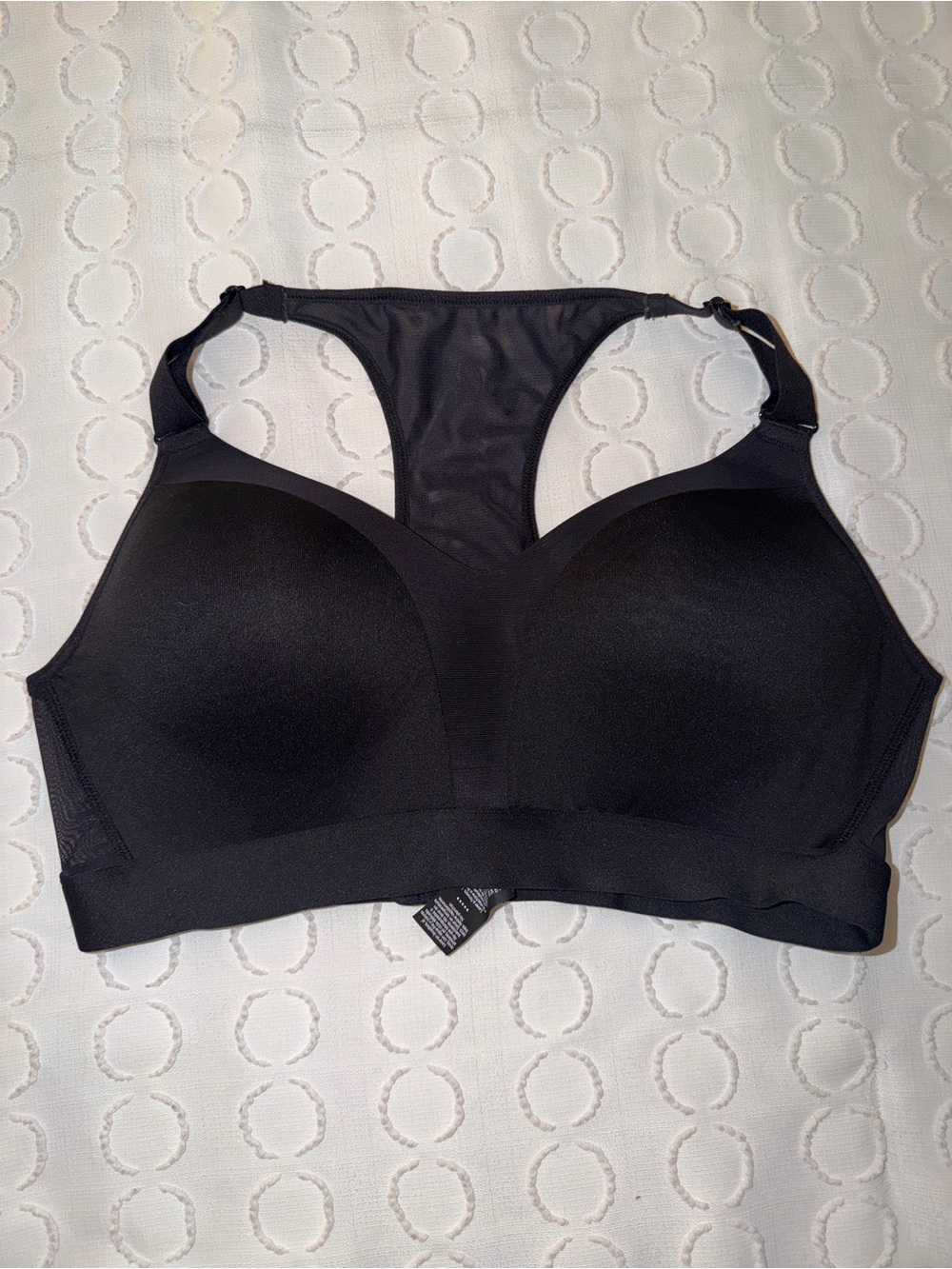 Spyder Black Racerback Smooth Molded Sports Bra
